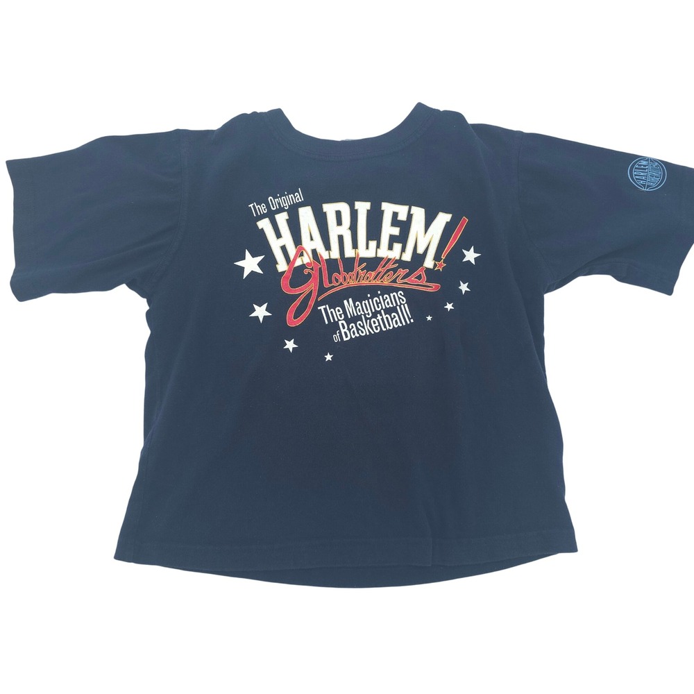 Platinum FUBU Harlem Globetrotters 90's Graphic Tee Youth Size Large 6 Vintage